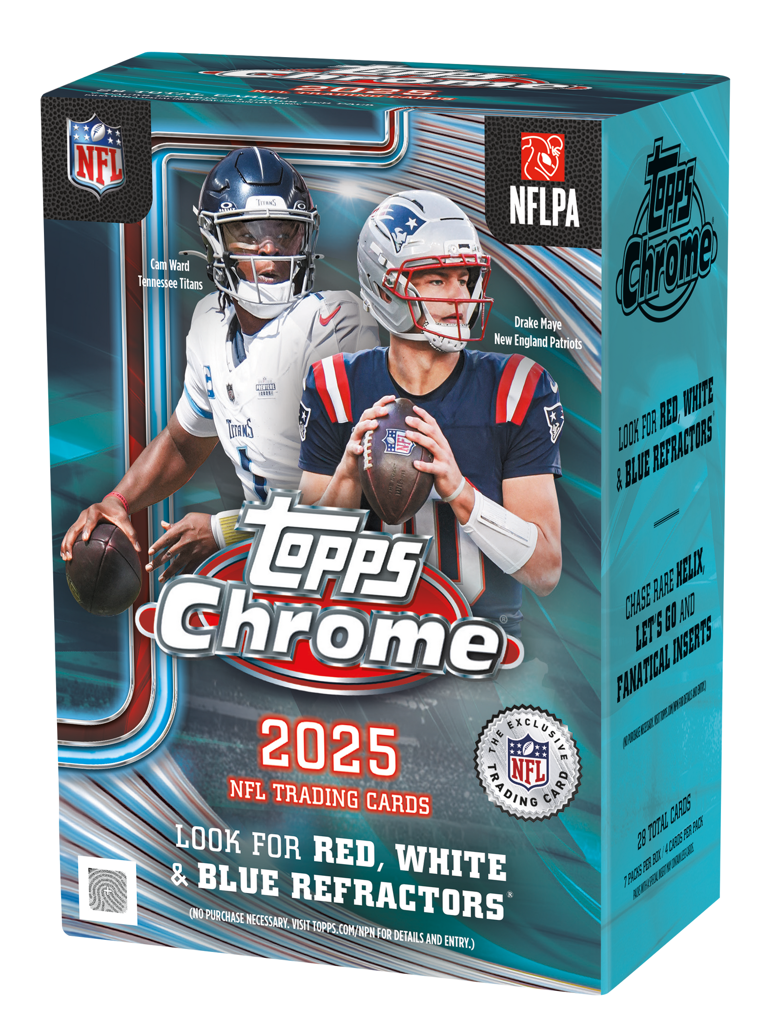 2025 Topps Chrome NFL Football Value Box
