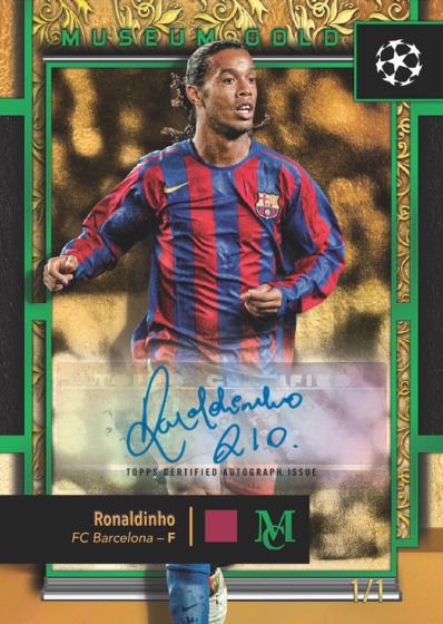 2024-25 Topps UEFA Club Competitions Museum Collection Soccer Hobby Box