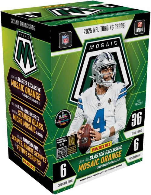 2025 Panini Mosaic Football NFL Blaster Box