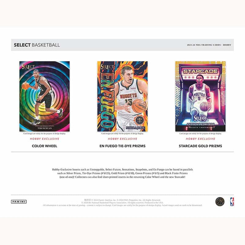 2023-24 Panini SELECT Basketball hobby box