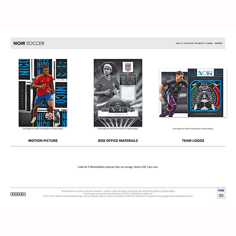 2024-25 Panini NOIR Soccer Hobby Box