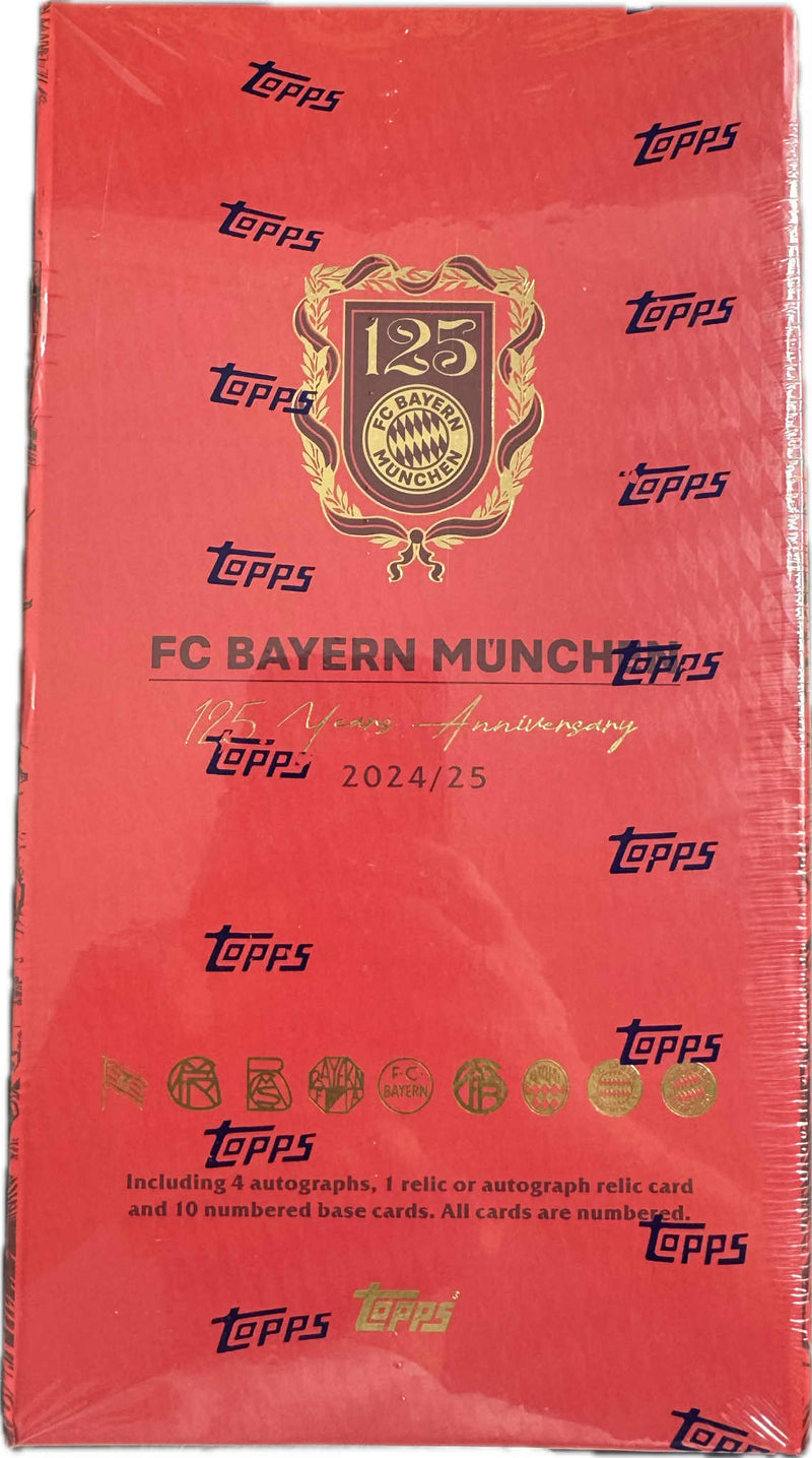 2024-25 Topps FC Bayern Münich 125th Anniversary Hobby Box