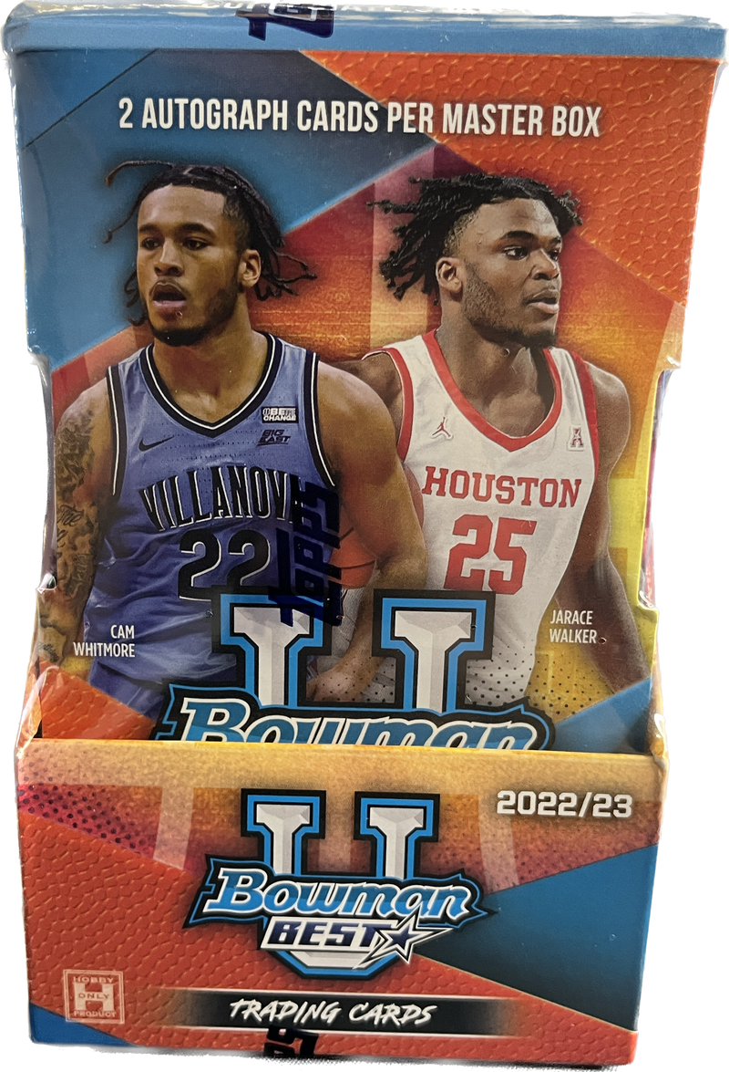 2022/23 Bowman Best University Chrome Basketball Hobby Box