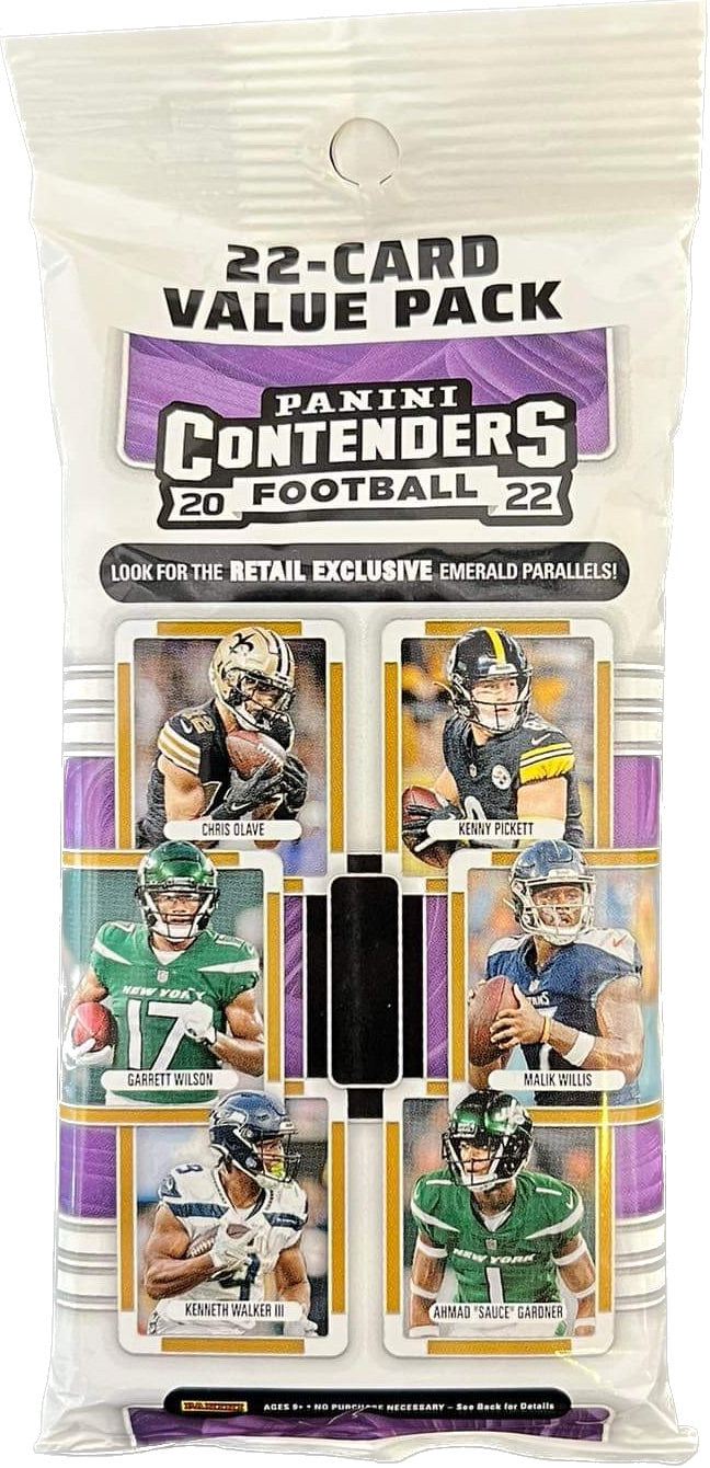 2022 Panini Contenders Football NFL Jumbo Value Pack