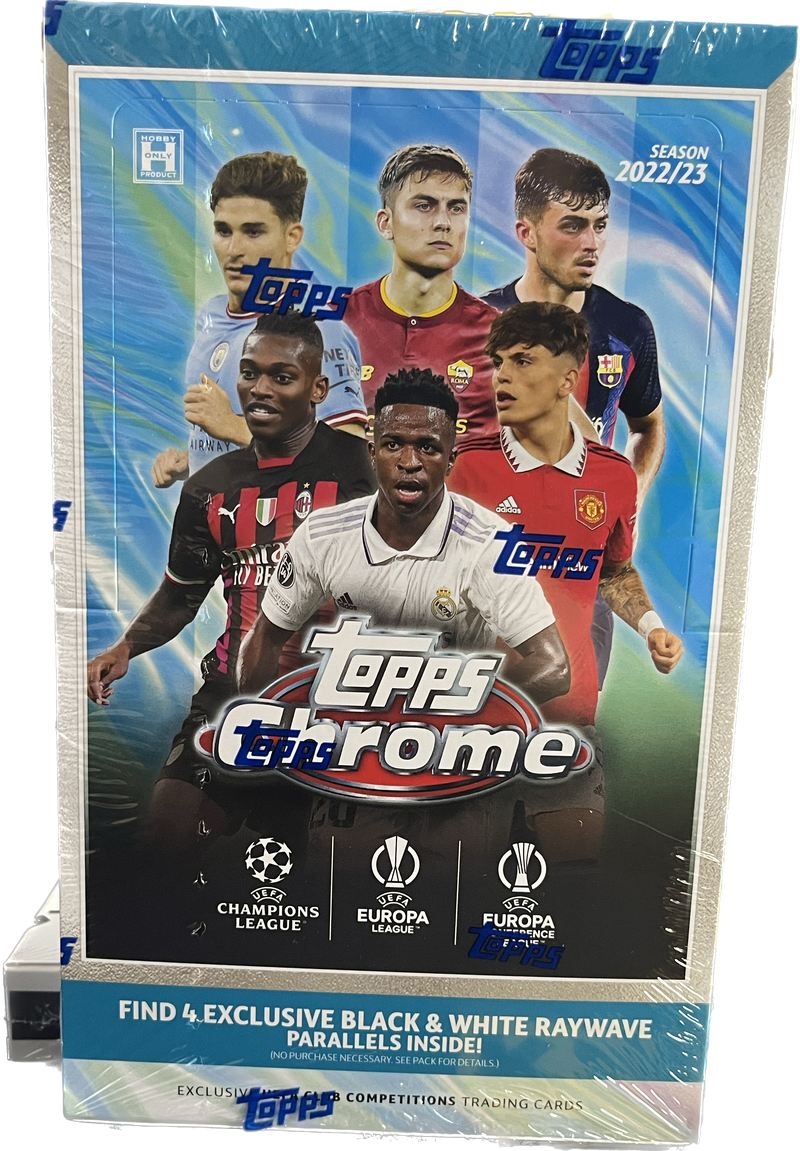 2022/23 Topps Chrome UEFA Club Competitions Soccer Hobby LITE Box