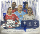 2023/24 Topps Chrome UEFA Club Competitions Soccer JUMBO Box