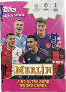 2023/24 Topps UEFA Club Competitions Merlin Chrome Soccer Blaster Box