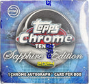 2024 Topps Chrome Tennis Hobby Box Sapphire Edition