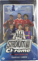 2021/22 Topps UEFA Stadium Club Chrome Hobby Box