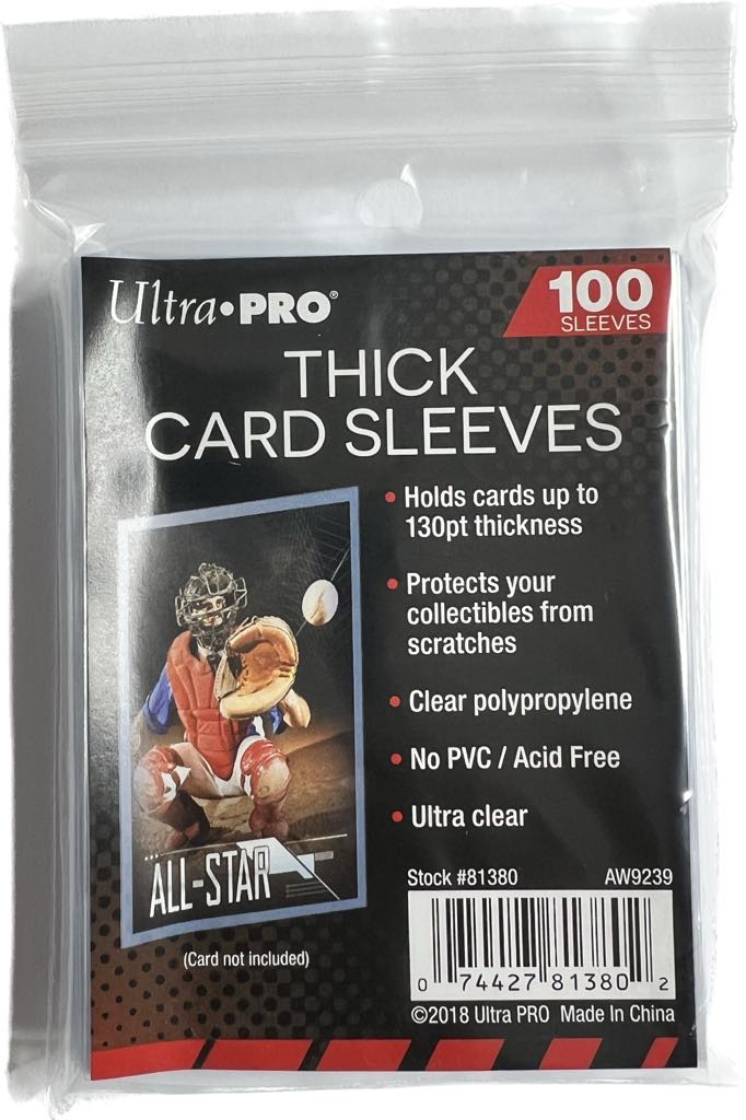 Ultra Pro Thick Soft Sleeves 100pk