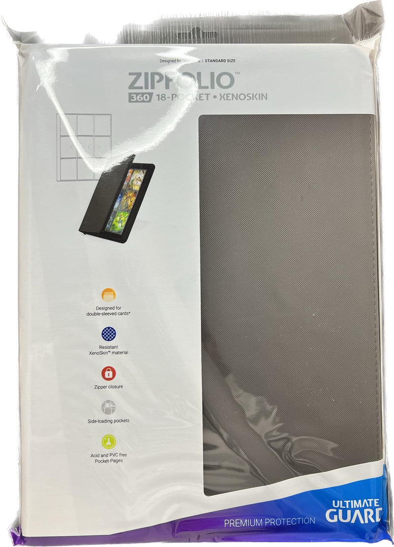 Ultimate Guard Zipfolio 360 - 18 Pocket XenoSkin Black