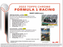 2022 Topps Chrome F1 Formula 1 Racing Lite Box