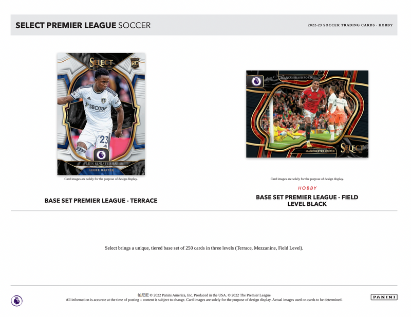 2022/23 Panini Select English Premier League EPL Soccer Hobby Box