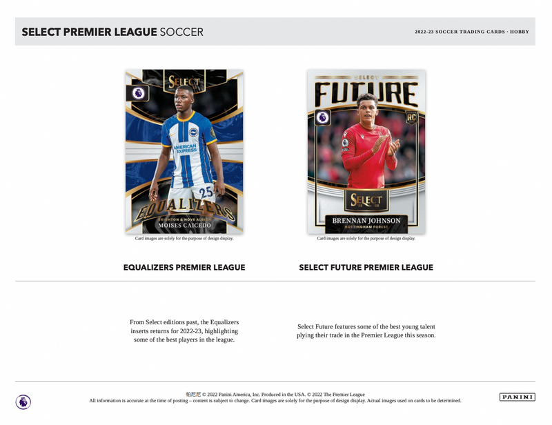 2022/23 Panini Select English Premier League EPL Soccer Hobby Box