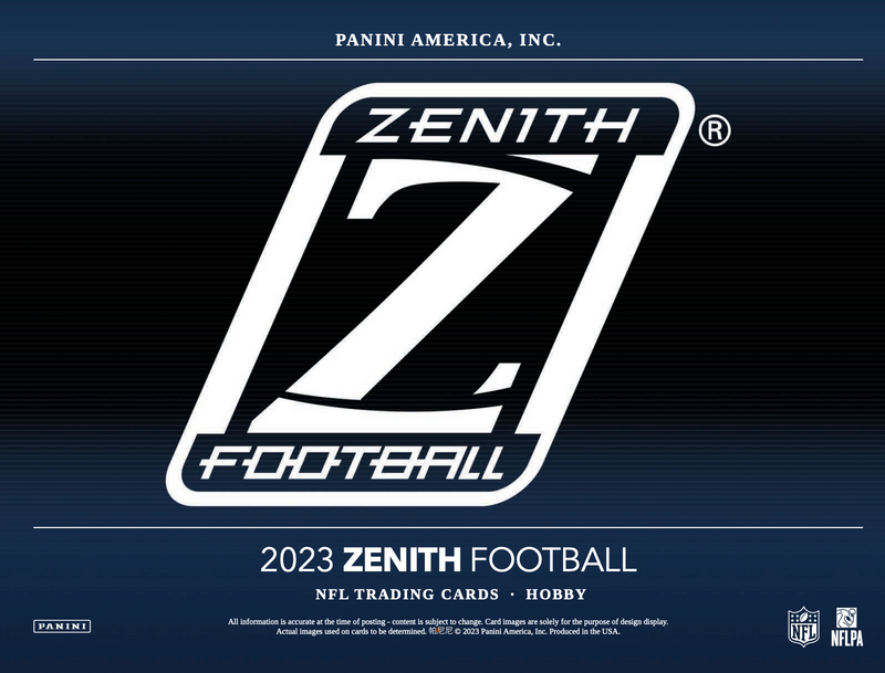 2023 Panini Zenith Football Hobby Box