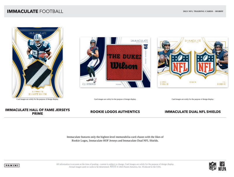 2023 Panini Immaculate Collection Football Hobby Box