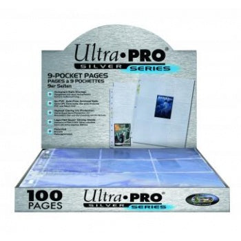 Ultra Pro - Silver 9-Pocket Page (lot of 10 pages)