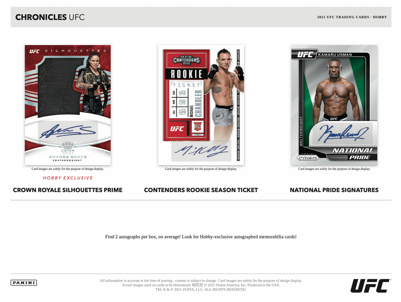 2021 Panini Chronicles UFC Hobby