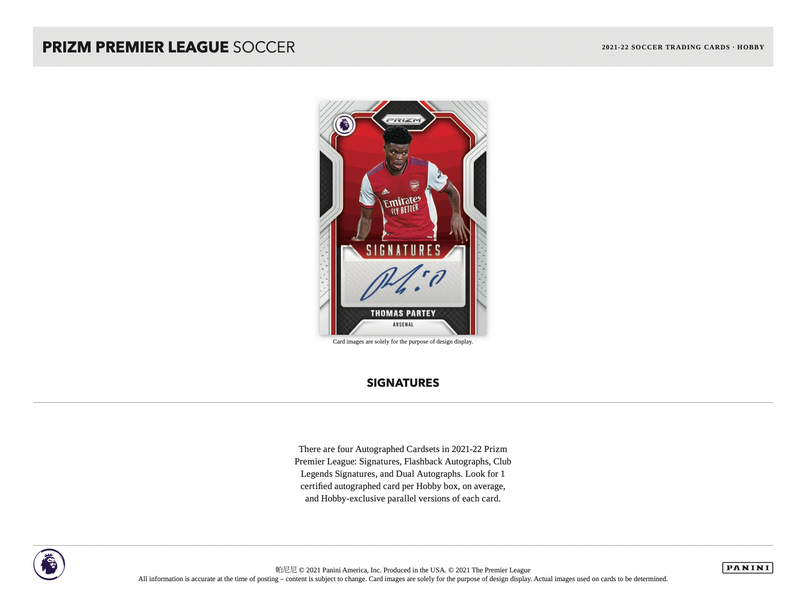 2021/22 Panini Prizm EPL Soccer Hobby Box