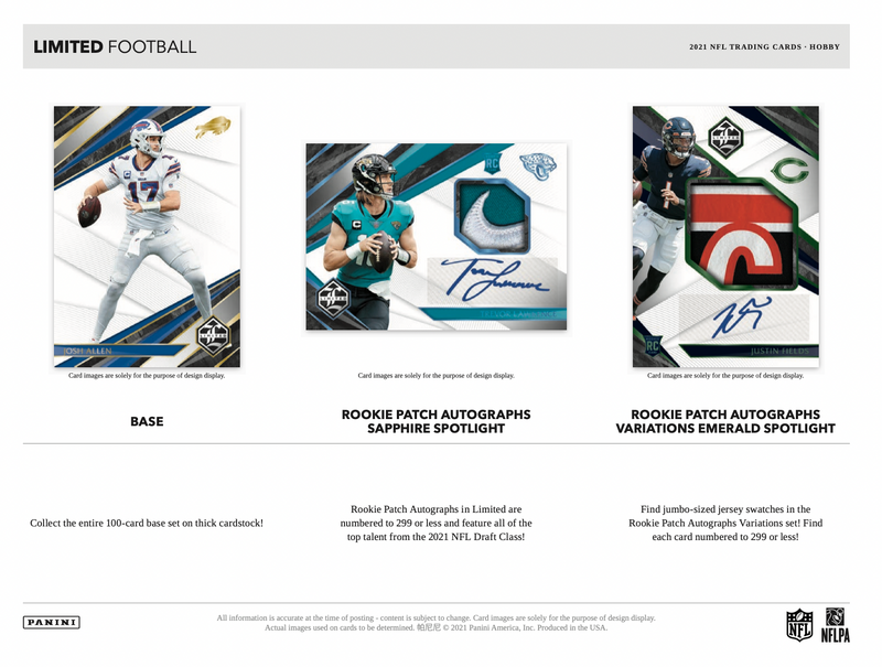 2021 Panini Limited Football Hobby Box