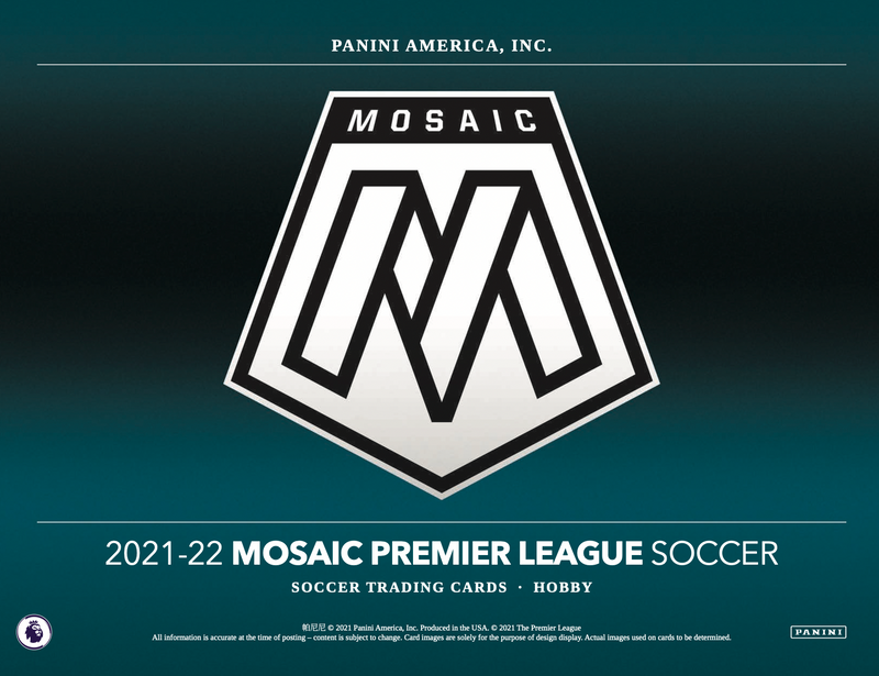 2021/22 Panini Mosaic English Premier League Soccer Hobby Box