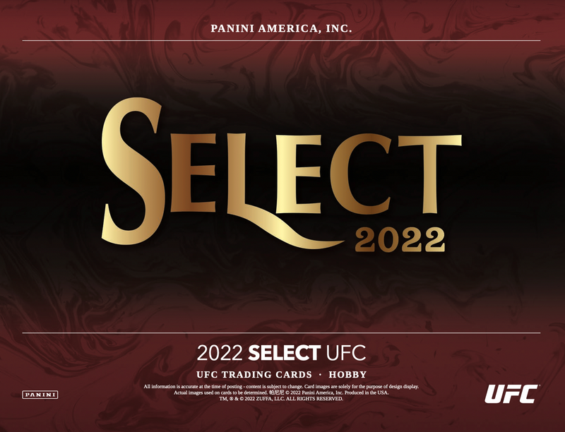 2022 Panini Select UFC Hobby Box
