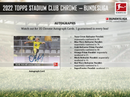 2021/22 Topps Bundesliga Stadium Club Chrome Soccer Hobby Box