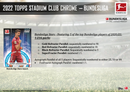 2021/22 Topps Bundesliga Stadium Club Chrome Soccer Hobby Box
