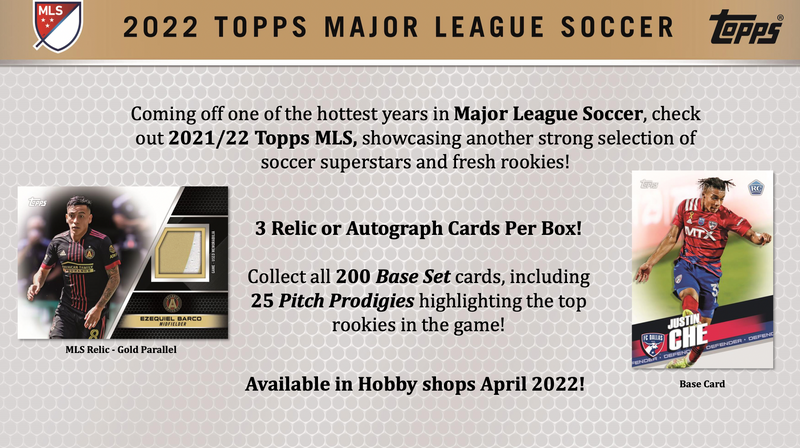 2022 Topps Major League Soccer (MLS) Hobby Box
