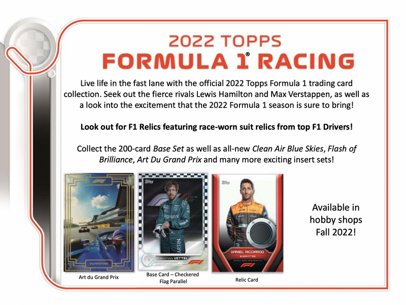2022 Topps Chrome Formula 1 Racing Lite Checklist 2022 Topps Chrome Formula 1 Racing Lite Checklist