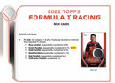 2022 Topps Formula 1 F1 Flagship Racing Hobby Box