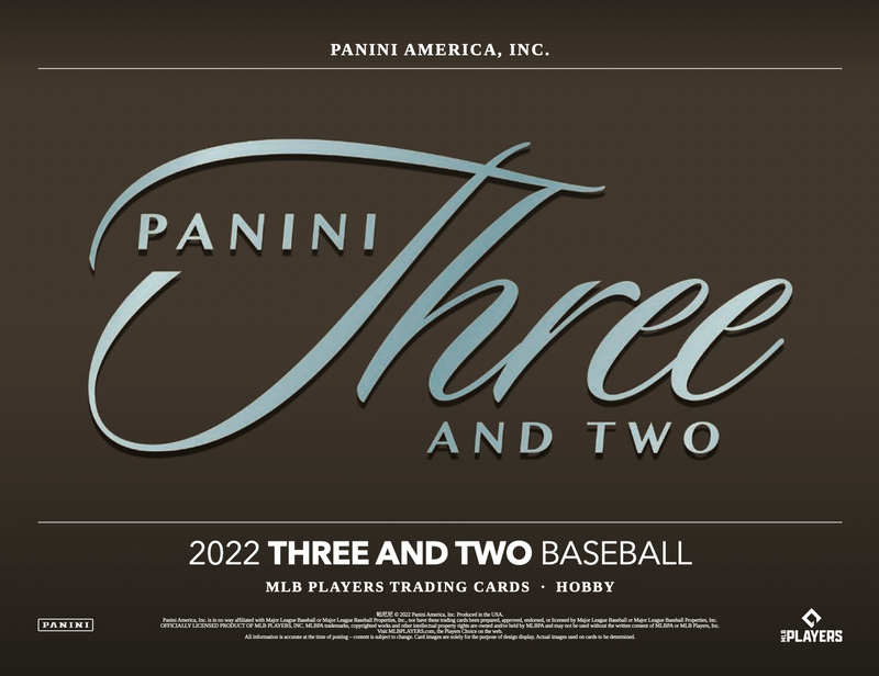 2022 Panini Three and Two Baseball Hobby Box