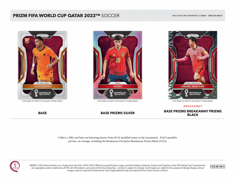 2022 Panini Prizm Breakaway World Cup Soccer Hobby Box
