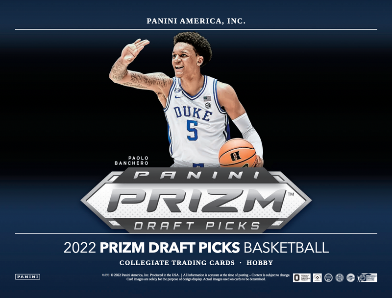 2022/23 Panini Prizm Draft Picks Collegiate Basketball Hobby Box