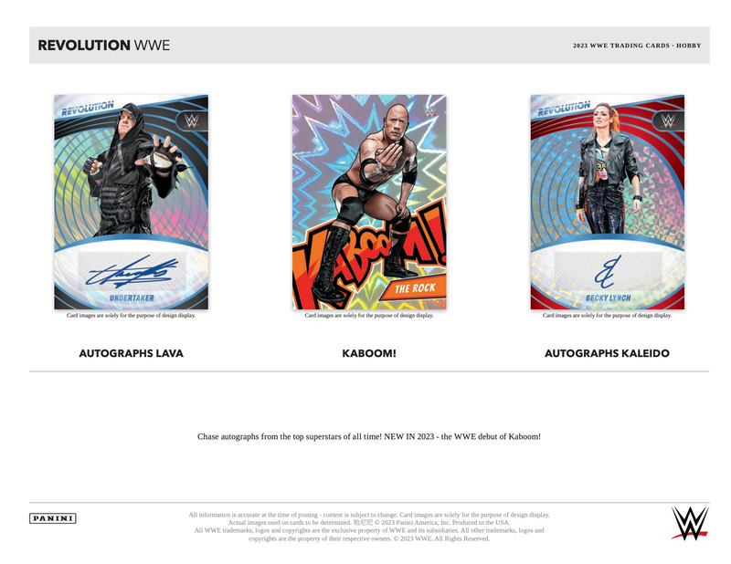 2023 Panini Revolution WWE Hobby Box