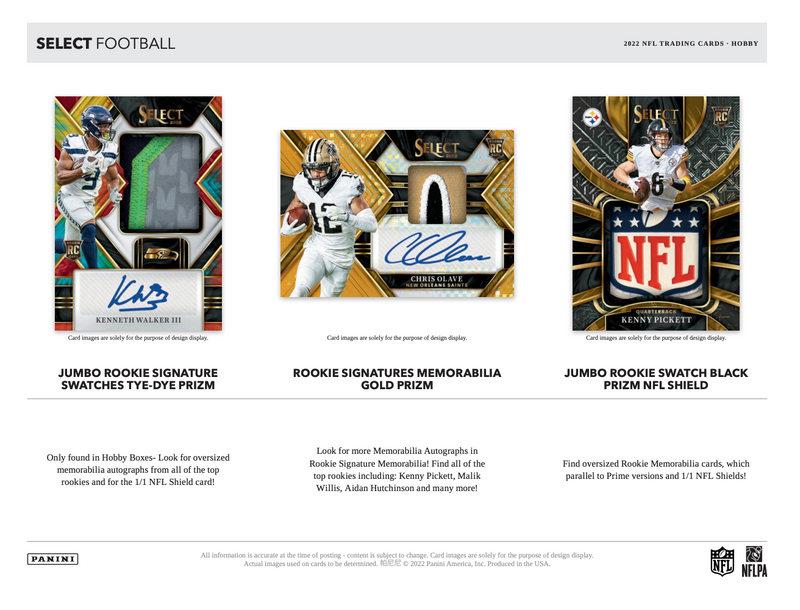 2022 Panini Select Football Hobby Box