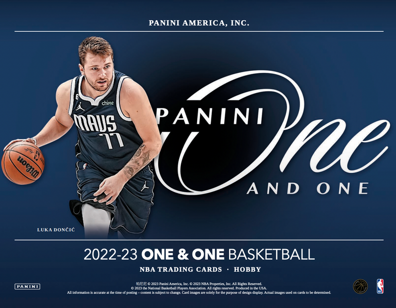2022/23 Panini One and One Basketball Hobby Box