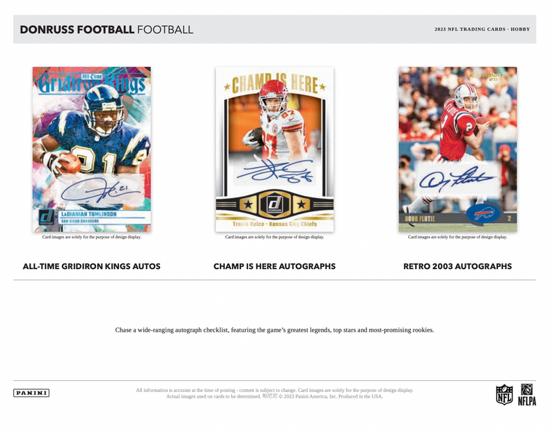 2023 Panini Donruss Football Hobby Box
