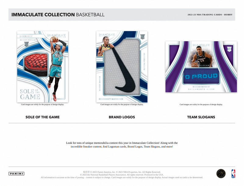 2022/23 Panini Immaculate Collection Basketball Hobby Box
