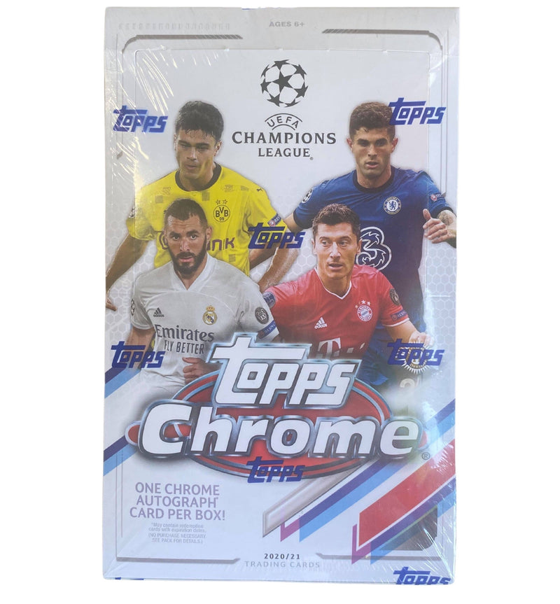 2020/21 Topps UEFA Champions League Chrome Soccer Hobby Box